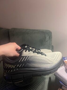 RBX Men's Athletic Sneakers in Black and Beige